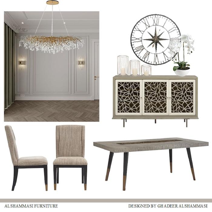 Dining room mood board