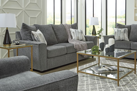 Ashley Sofa Set (1 Sofa  + 2 Loveseat ) S1336