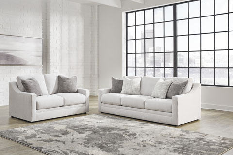 Ashley Sofa Set (1 Sofa & 2 Loveseat) S1457
