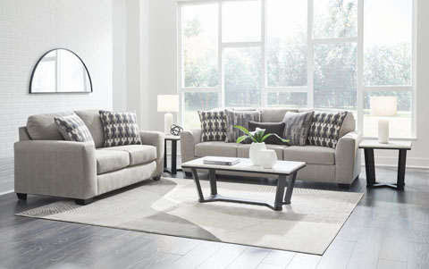Ashley Sofa Set (1 Sofa + 2 Loveseat) S1424
