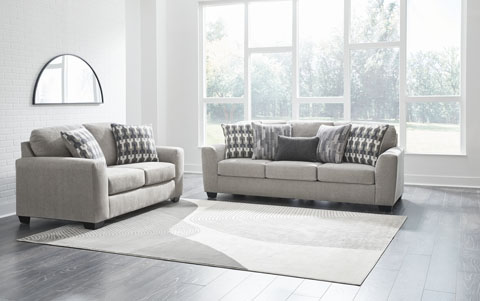 Ashley Sofa Set (1 Sofa + 2 Loveseat) S1424