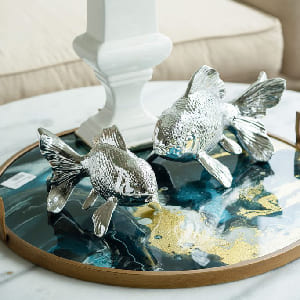 Fish Sculpture Evergreen A470