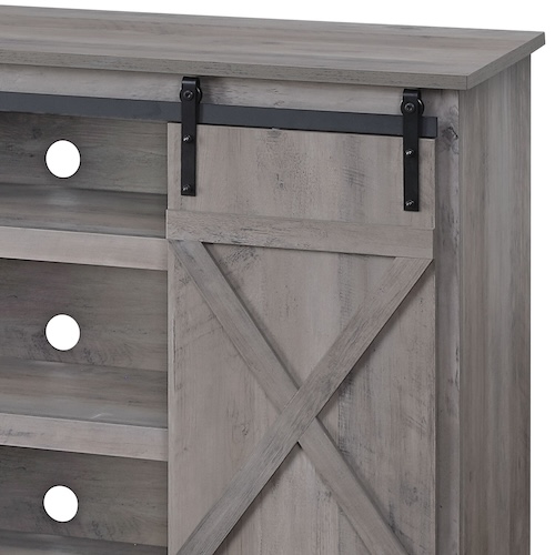 ACME TV Stand 54"L x 16"W x 32"H Gray W149