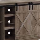 ACME TV Stand 54"L x 16"W x 32"H Oak W150