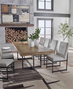 Ashley Dining Table Set w\ 8 Chairs D218