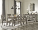 Dining Table set Ashley with 6 Chairs D159