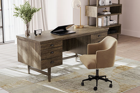 ASHLEY Home Office Desk H034-27