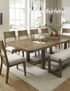 Ashley Dining Table Set with 6 Chairs and Bench D192