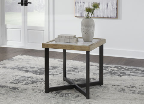 Ashley Cocktail Table Set ( 1 Cocktail Table + 2 End Table) T436