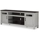 Ashley XL TV STAND W/ FIREPLEACE OPTION W136
