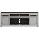 Ashley XL TV STAND W/ FIREPLEACE OPTION W136