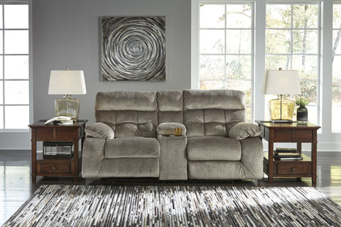 Ashley DBL Rec Loveseat w/Console S1221-94