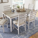 Ashley Skempton Dining Table with 6 Chairs