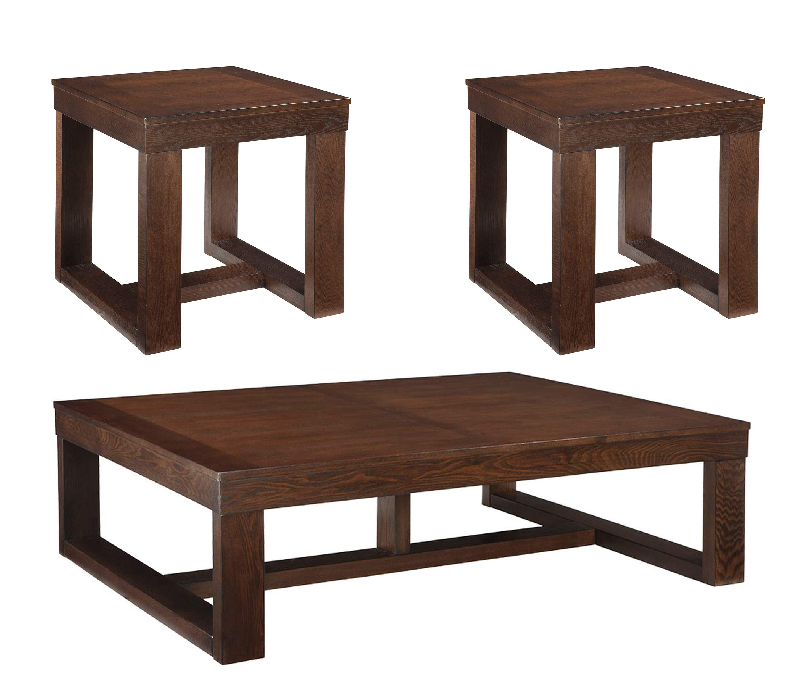 Cocktail Table Set Ashley 1 Cocktail Table and 2 End Table T202