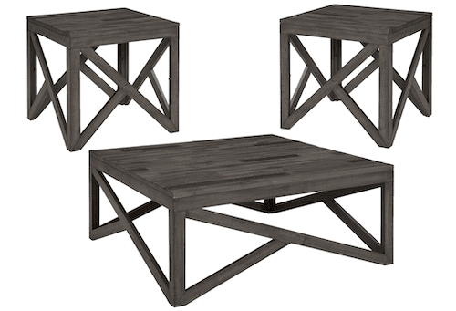 Ashley 1 Cocktail Table and 2 End Table T286