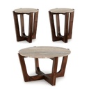 طقم طاولات كوكتيل (1 طاولة كوكتيل + 2طاولة جانبيه) T437
