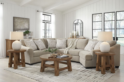 كنب زاويه اشلي 3 قطع (48, 75, 34) S1409