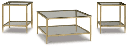 طقم طاولات شاي آشلي T302-13