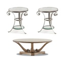 طقم طاولات شاي كلاوزنر 1 طاولة شاي و 2 طاولة جانبية T248