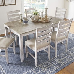 [D394-425] Ashley Skempton Dining Table with 6 Chairs