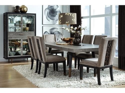 طقم طاولة طعام مغنيسن 6 كراسي D113