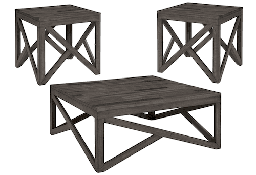 [T329] Ashley 1 Cocktail Table and 2 End Table T286