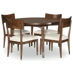 [580] Legacy Round Dining Table with 4 Chairs D150