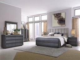 [B4995] Magnussen King Panel Bedroom set with Storage 5 Pcs B335 